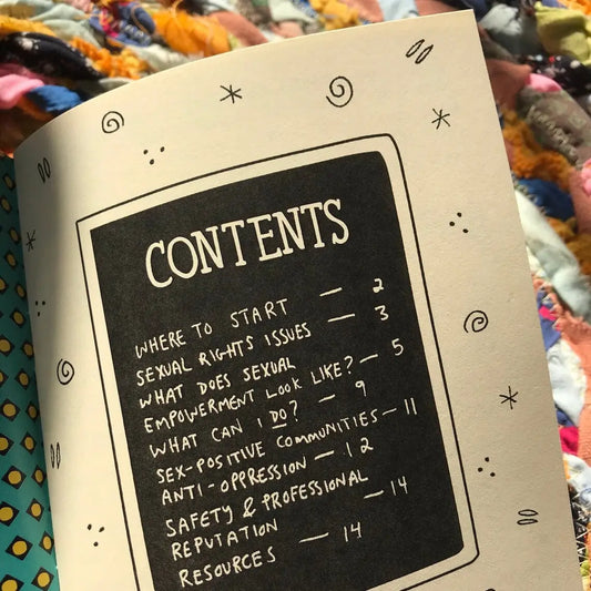 Sexual Freedom Activism Field Guide Zine | Sex Education