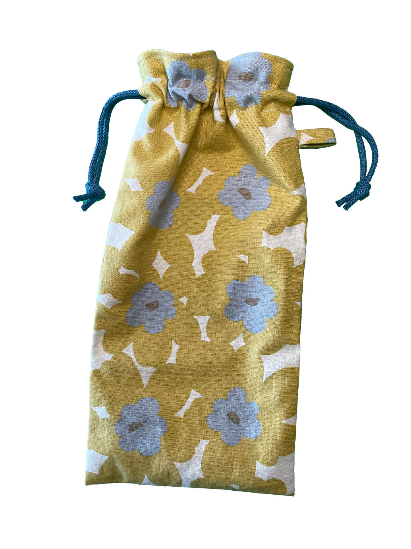 Intimate Storage Bag - Yellow Blue Flowers