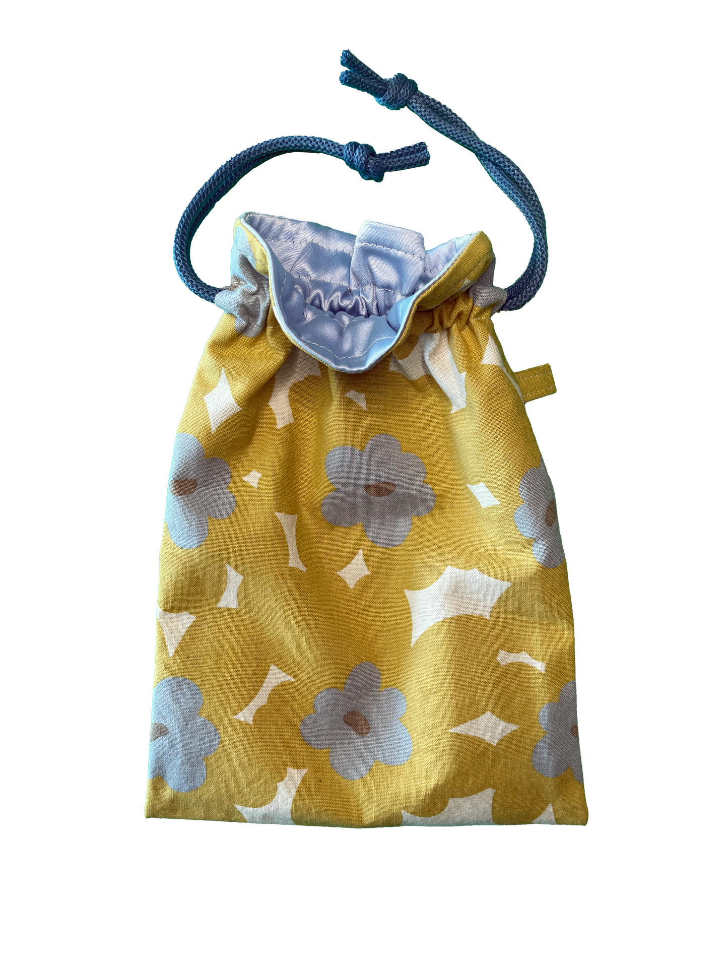 Intimate Storage Bag - Yellow Blue Flowers