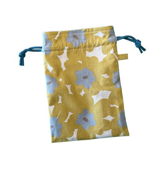 Intimate Storage Bag - Yellow Blue Flowers