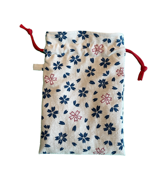 Intimate Storage Bag - Blue Red Flowers