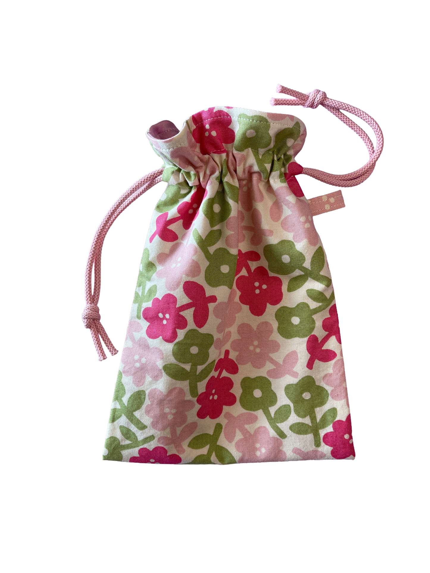 Intimate Storage Bag - Pink Green Flowers