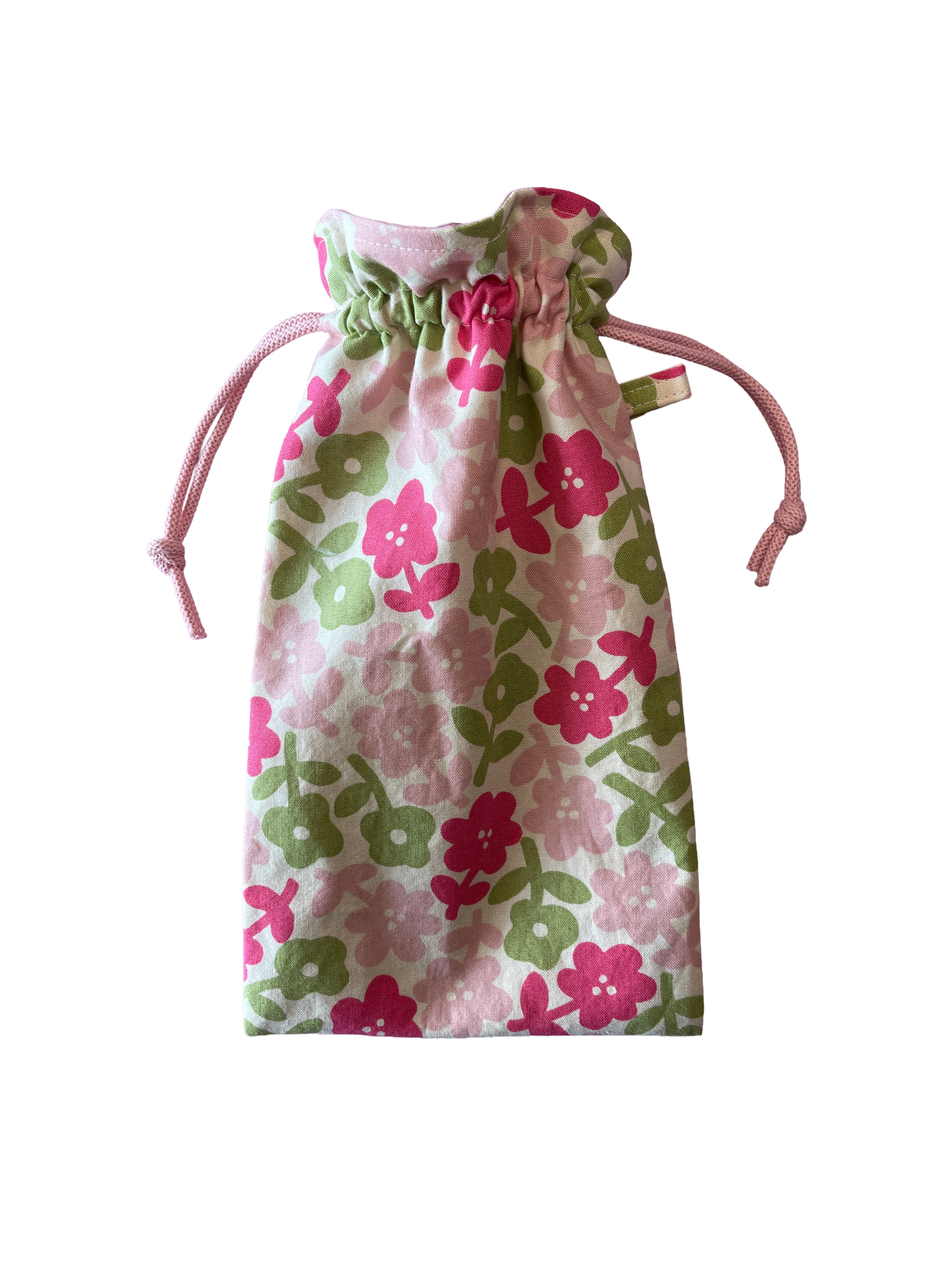 Intimate Storage Bag - Pink Green Flowers