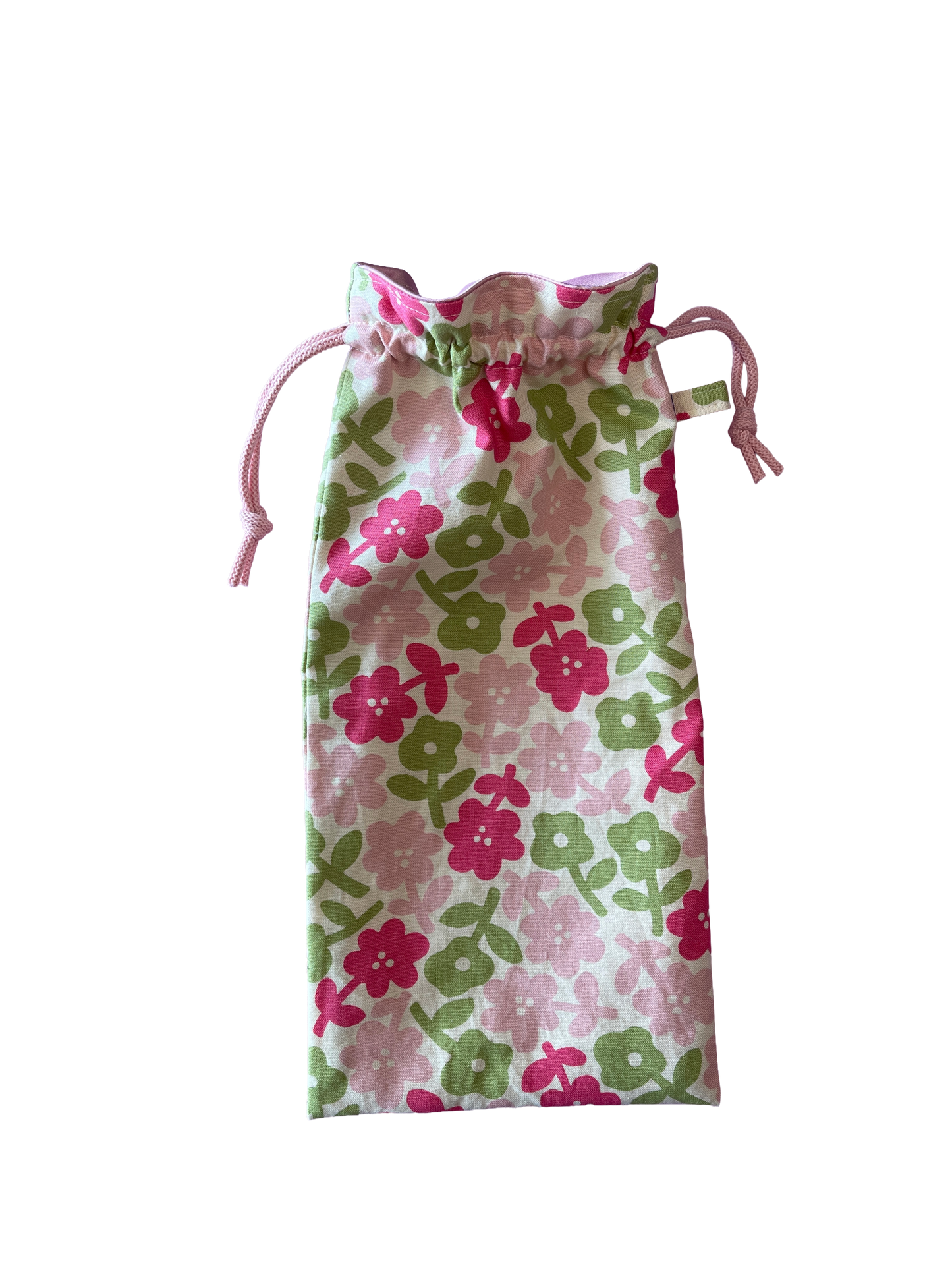 Intimate Storage Bag - Pink Green Flowers