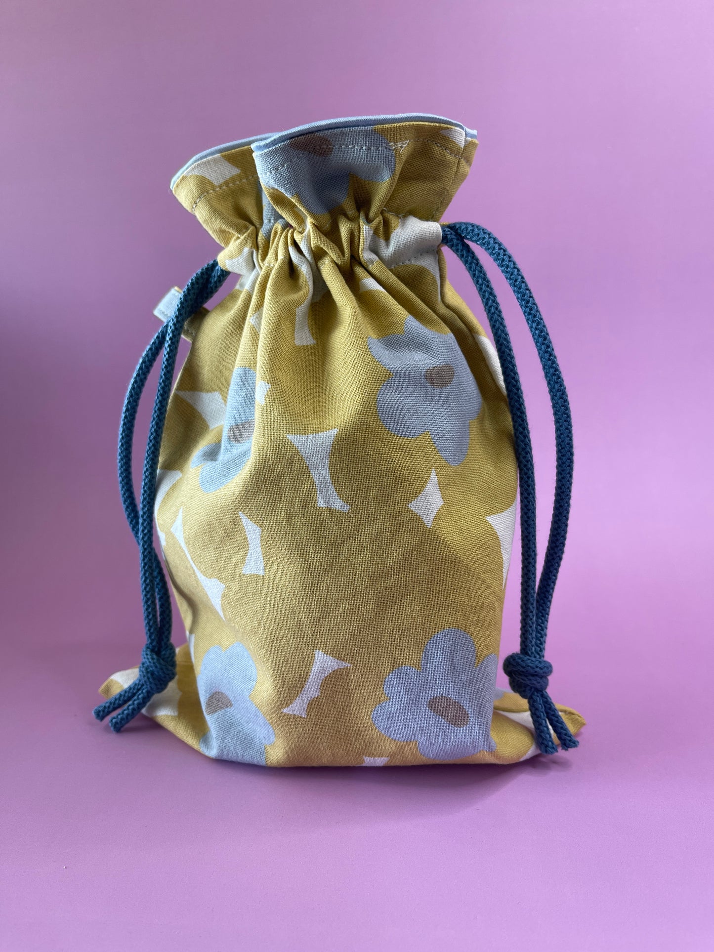 Intimate Storage Bag - Yellow Blue Flowers