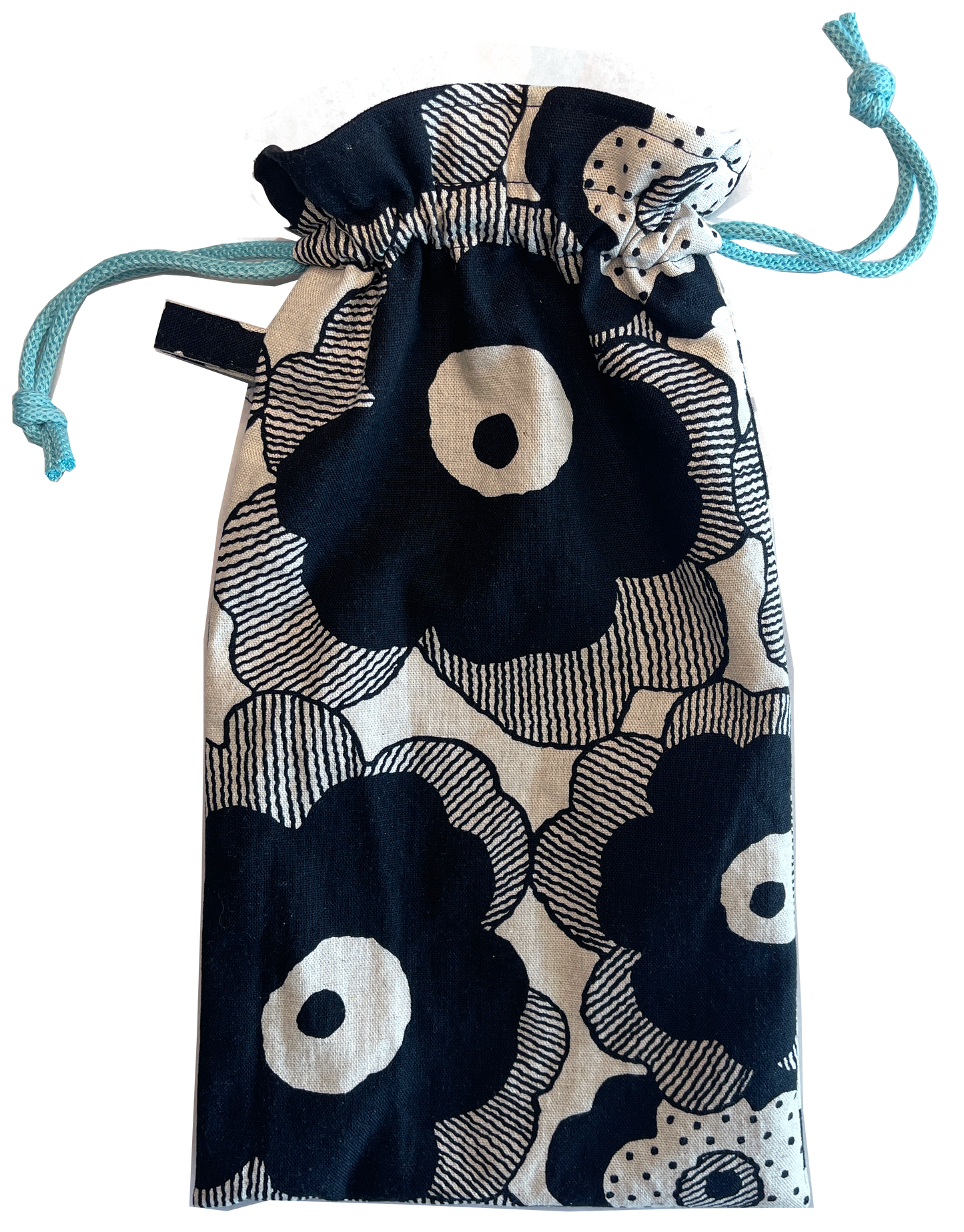 Intimate Storage Bag - Black Flowers