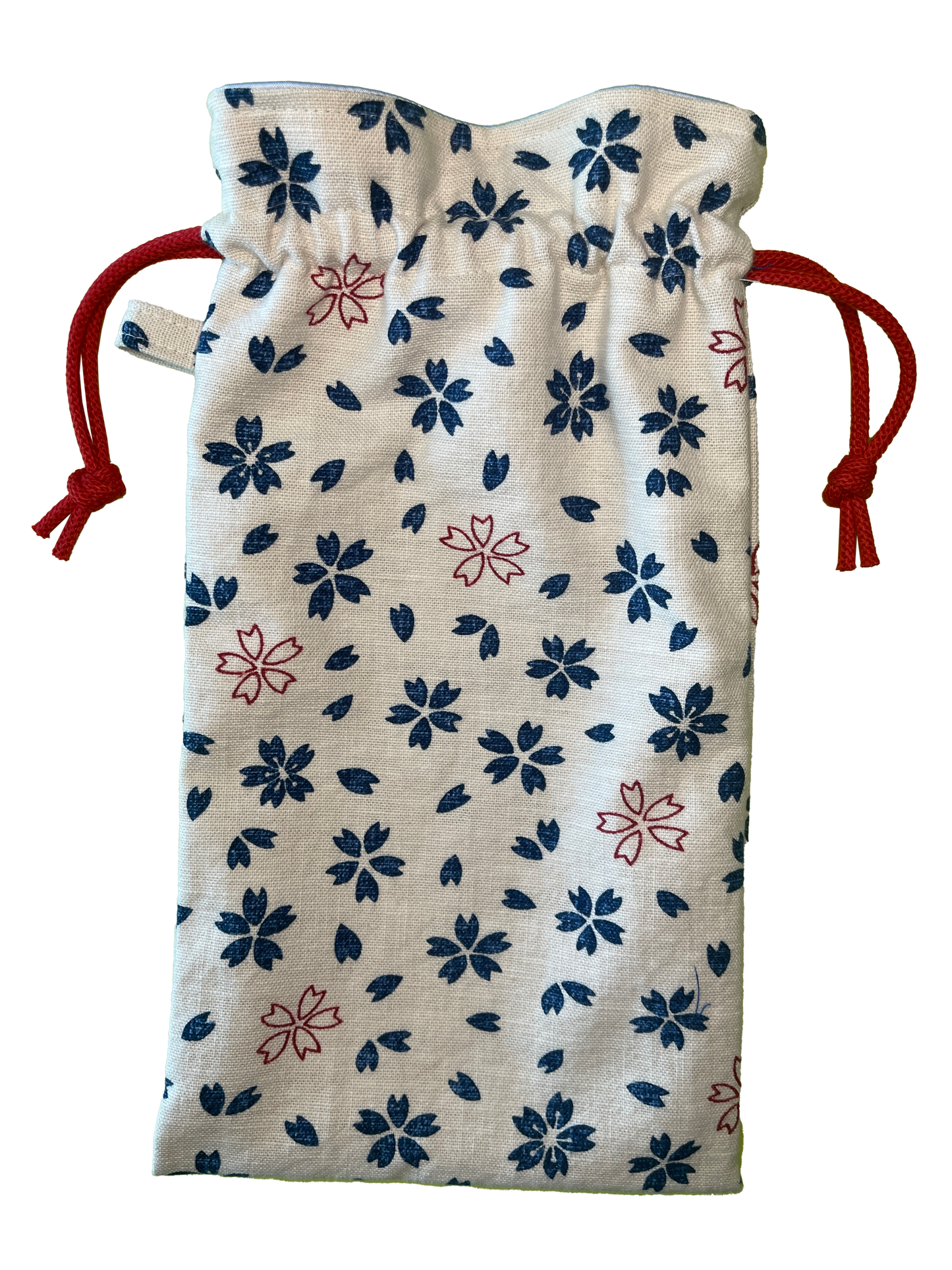 Intimate Storage Bag - Blue Red Flowers