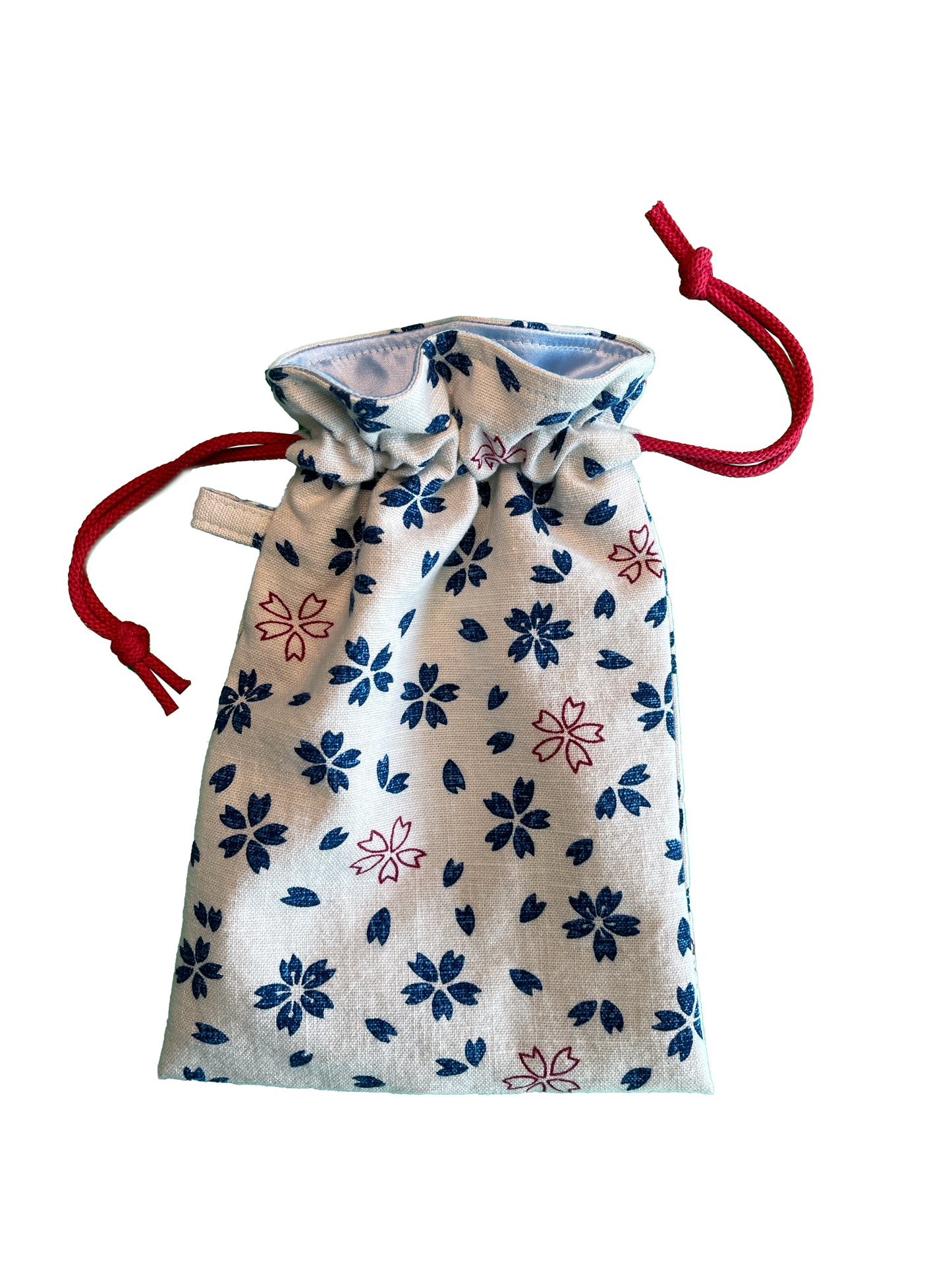 Intimate Storage Bag - Blue Red Flowers